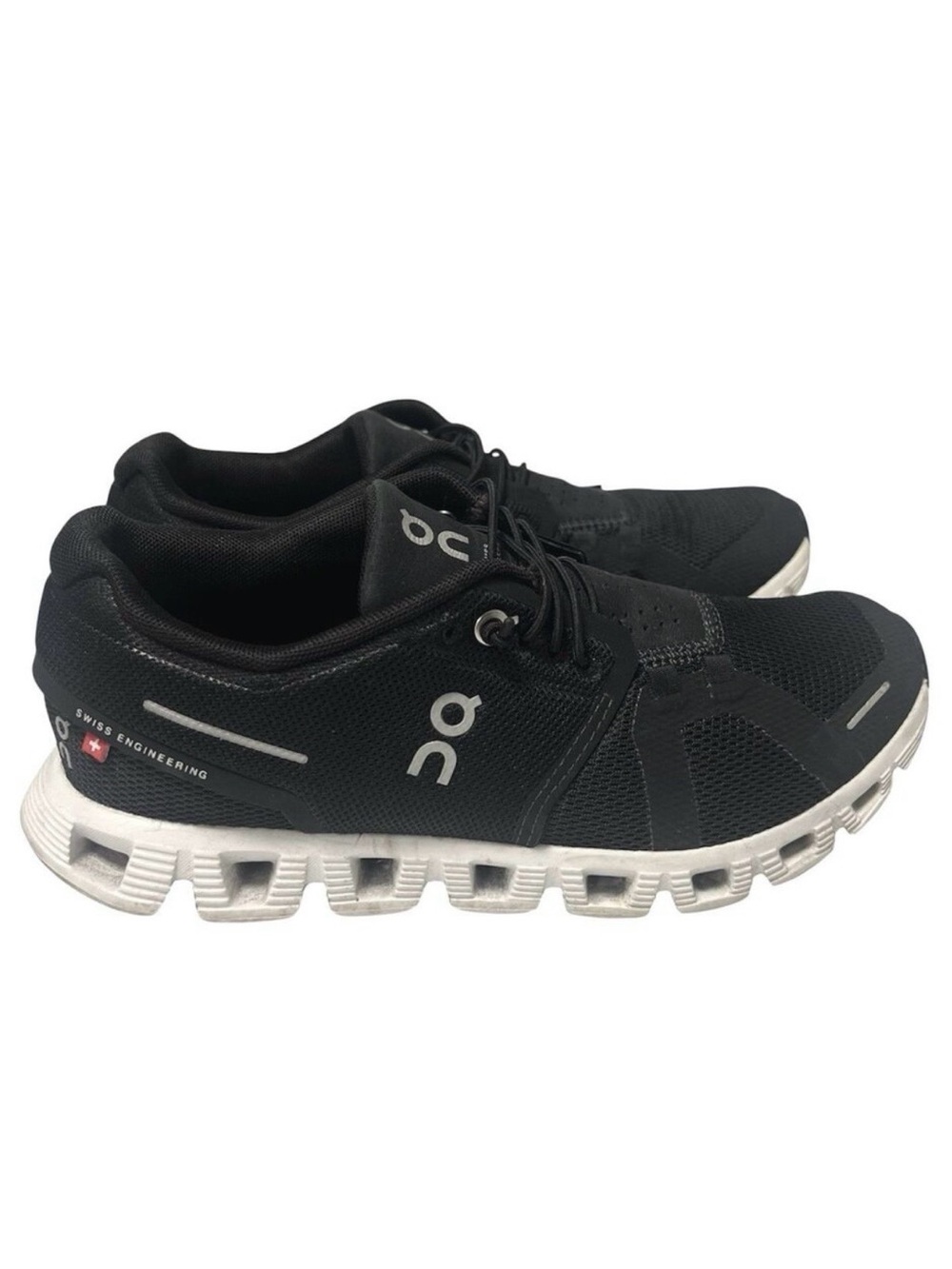 ON Cloud 6 Black/White Sneakers Super Foam 360° Comfort Running Shoes Women's 6